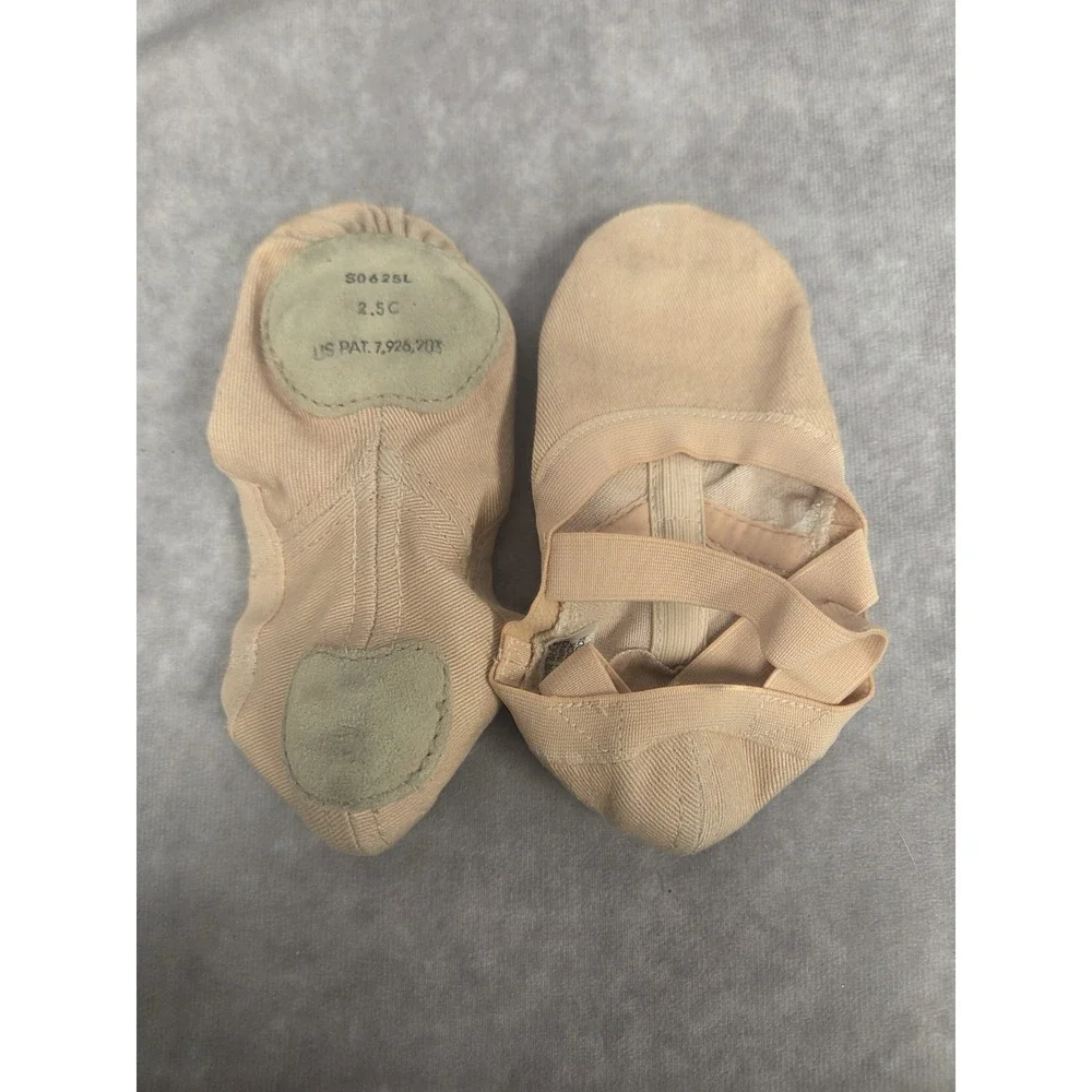 Toddler Pink Ballet Slippers Size 2.5